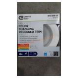 Box Lot of LED Color Changing Recessed Trim