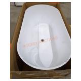 Acrylic Free Standing Bathtub 60" Long