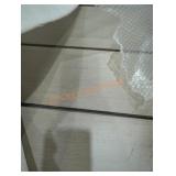 Aluminum extendable patio dining table