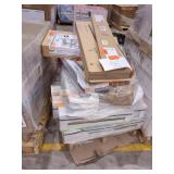 Skid Lot of Misc. Household Items, Flooring, Tiles