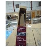 Home Decorators 28-48 room darkening draping rod