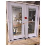 MILTON PICK UP Masonite Mini Blind Double Door