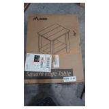 MXIMU Grey Square Edge Table