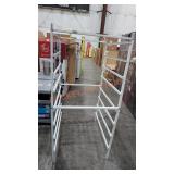 Small White Metal Rack