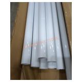 8 Ft Closet Poles 8 Pack White