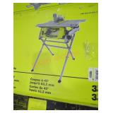 Ryobi 15a 10" table saw with steel stand