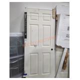 Jeld Wen Molded 6 Panel Textured Door, Off White
