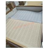 2 20" x 36" rubber mats