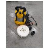 DeWalt Submersible Utility Pump Kit, Corded