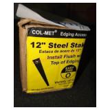 Col Met Metal Edging 12" Steel Stakes