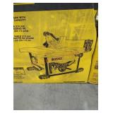 DeWalt 8-1/4" table saw with 24-1/2" rip capacity