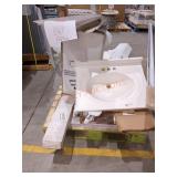 SKID lot of Misc. Household Items, sink, toilet,