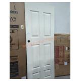 Off White Jeld Wen 6 Panel Slab 1-3/8", 30" x 80"