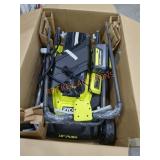RYOBI 40v 18" Push Lawn Mower Battery & Charger