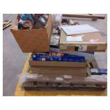 Skid Lot of Misc. Household Items, Door Knobs,