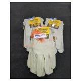 Gloves 3 Pair 2 Medium 1 Large