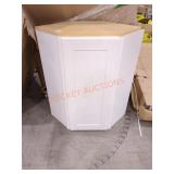 24" x 24" x 36" Diagonal Corner Wall Cabinet