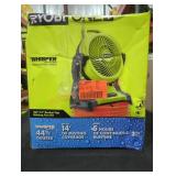 Ryobi 18V 7.5" Bucket Top Misting Fan Kit