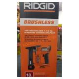 Ridgid  18v 1-1/2" Narrow Crown Stapler