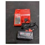 Milwaukee M18 XC 5.0 Battery and Charger