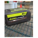 Ryobi 40v 6 ah battery