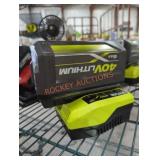 Ryobi 40v 6 ah battery and charger