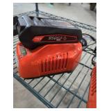 Echo 56v 2.5 ah battery and charger