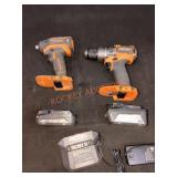 RIDGID 18v 2 Tool Combo Kit