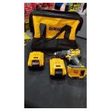 Dewalt 1/2" Hammer Driver/Drill Set w/Bag