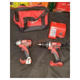 Milwaukee M18 Compact 2 Tool Combo Kit, Tool Only