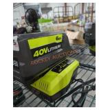 Ryobi 40v 6 ah battery and charger
