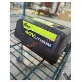 Ryobi 40v 6 ah battery