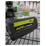 Ryobi 40v 6 ah battery