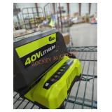 Ryobi 40v 6 ah battery and charger