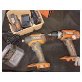 Ridgid 18v 2 Tool Combo Kit