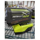 Ryobi 40v 6 ah battery and charger