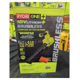 Ryobi 18v cordless jet fan blower kit