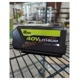 Ryobi 40v 6 ah battery