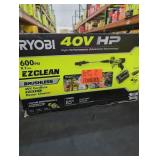 Ryobi 40v cordless ezclean power cleaner kit