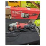 Milwaukee 5" small angle grinder slide corded