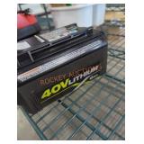 Ryobi 40v 6 ah battery