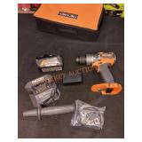RIDGID 18v 1/2" Hammer Drill/Driver Kit