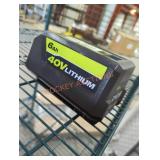Ryobi 40v 6 ah battery