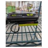 Ryobi 40v 2 ah battery and charger