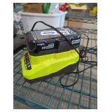 Ryobi 18v 1.5 ah battery and charger
