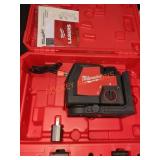 Milwaukee Red Lithium USB Cross Line Laser