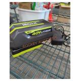 Ryobi 40v 4 ah battery and charger