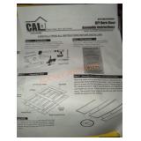 CAL DIY Barn Door Assembly, Black