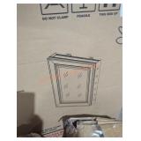 Glacier Bay 24" x 30" framed mirror cabinet