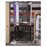 Grisham Black Steel Security Door 80" x 32"